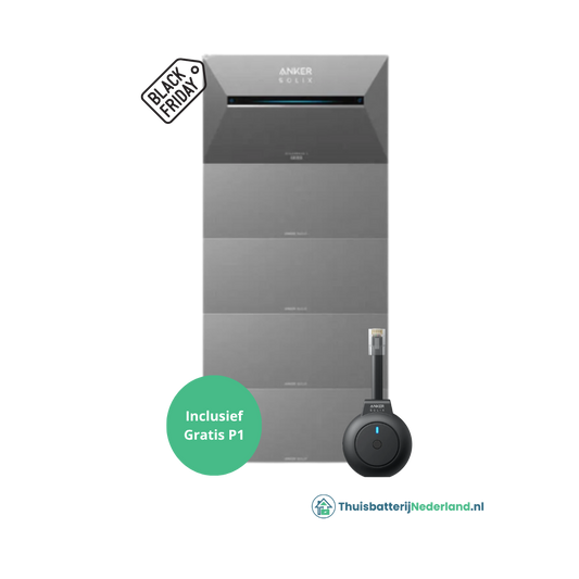 Anker Solix Solarbank 3 Pro + 4 x BP2700 uitbreidingsbatterij (13,4 kWh)