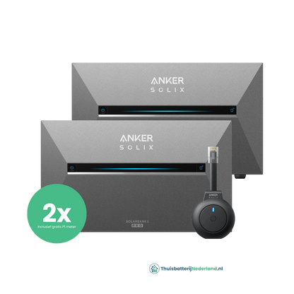 2 x Anker Solix Solarbank 3 E2700 Pro