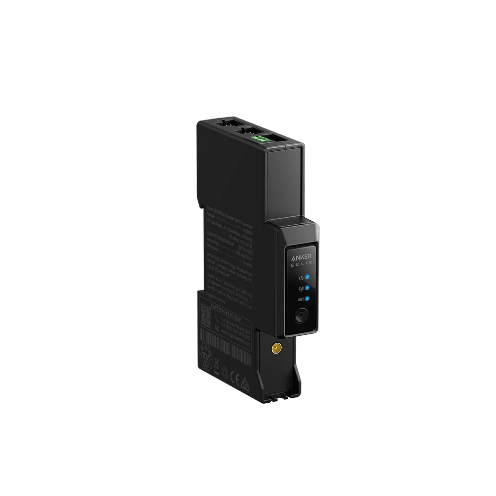 Anker SOLIX Smart Meter Gen 2 3-fase schuin van achteren